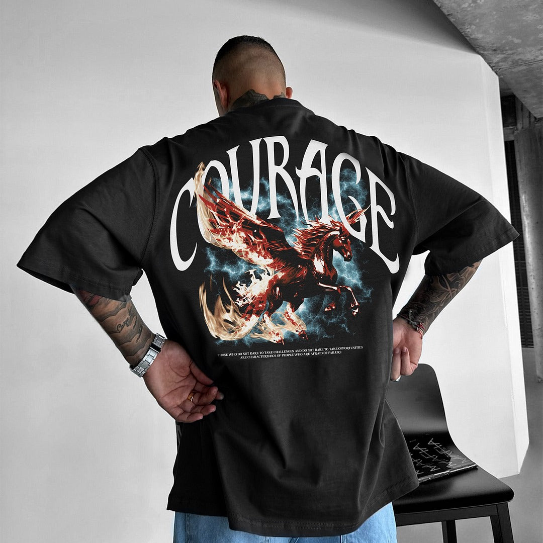 Camiseta Oversize “Courage”